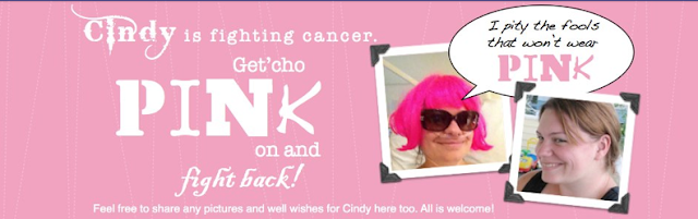 Think Pink For Cindy - a Facebook support group for a cancer fighter