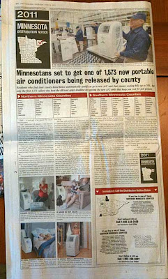 Full page ad for ArcticPro air conditioner by Universal Media Syndicate