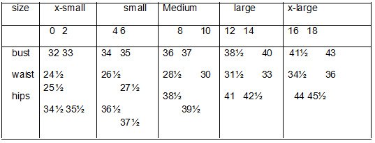printed kurti women size chart how to choose your dress with care misses size chart