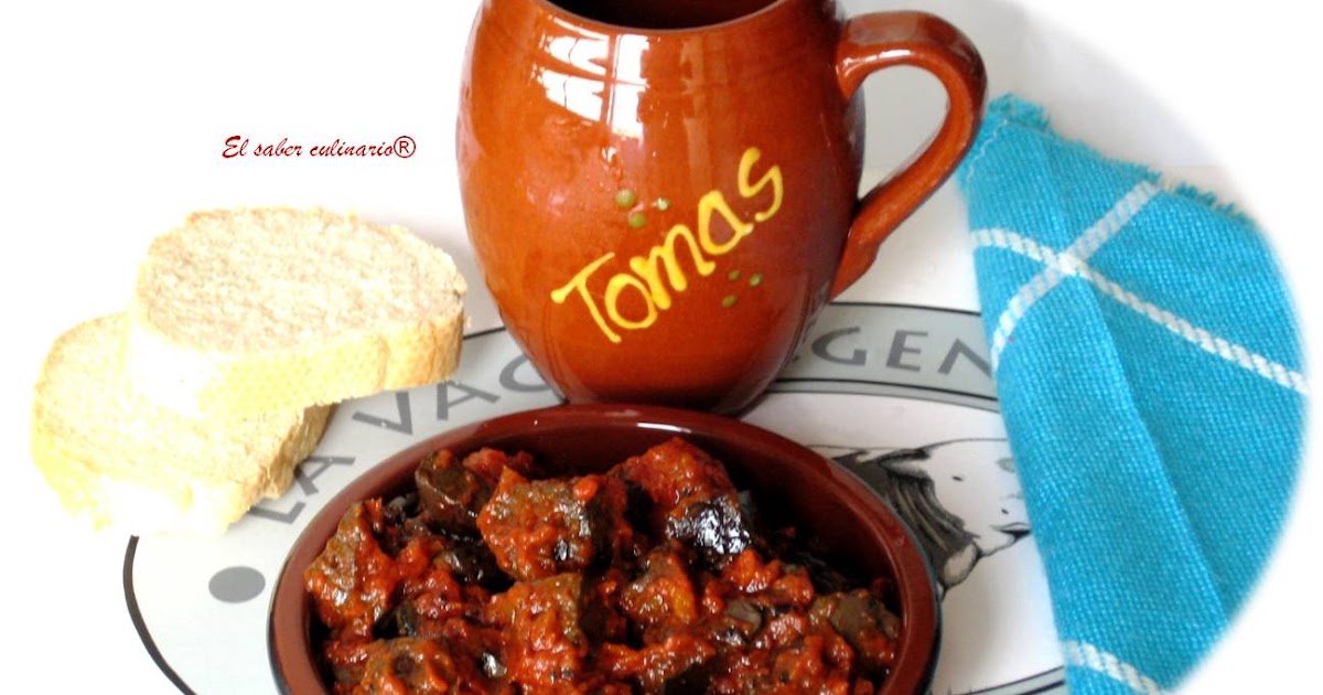 Sangre Frita Con Tomate El Saber Culinario