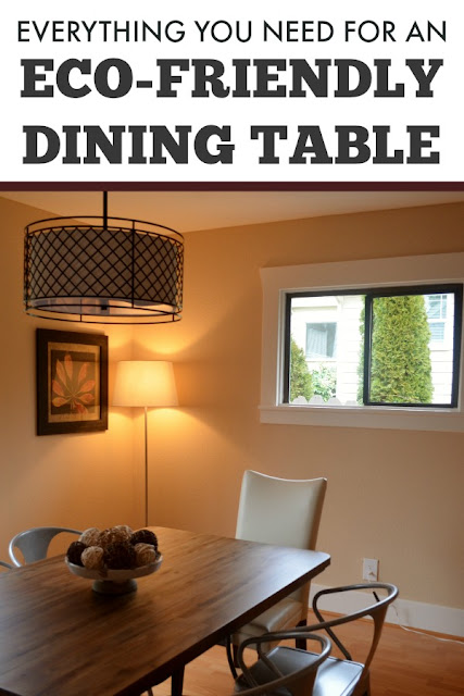 eco-friendly and low waste options for everything on your dining table