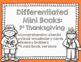 http://www.teacherspayteachers.com/Product/The-1st-Thanksgiving-Differentiated-Mini-Books-More-986561