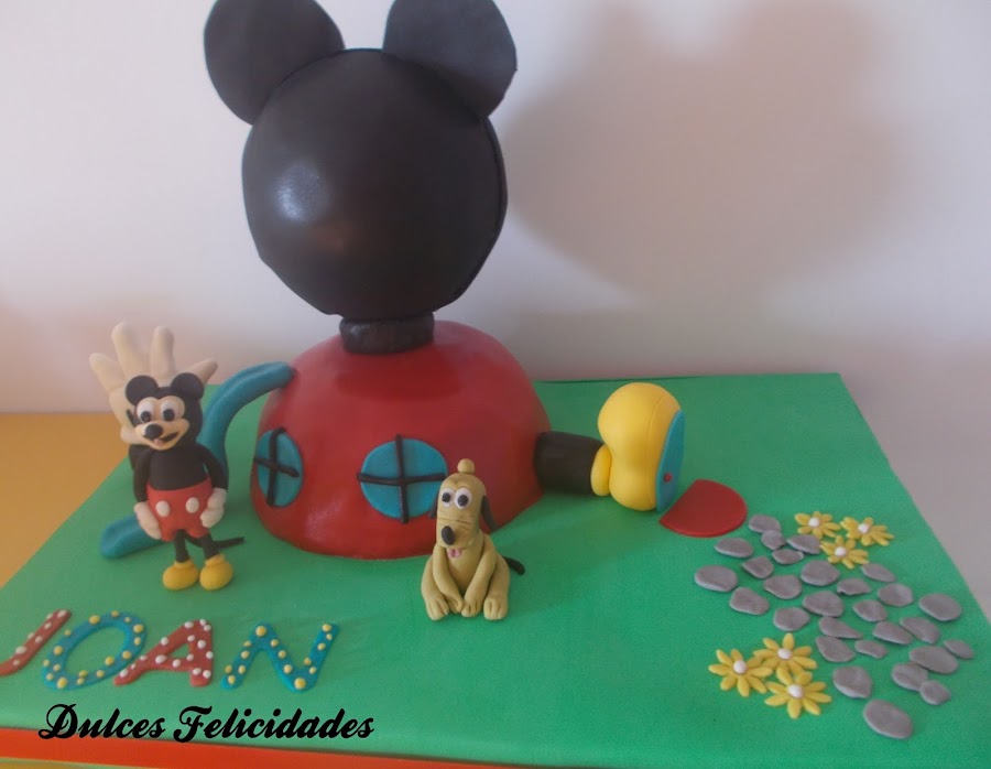Tarta la casa de Mickey Mouse