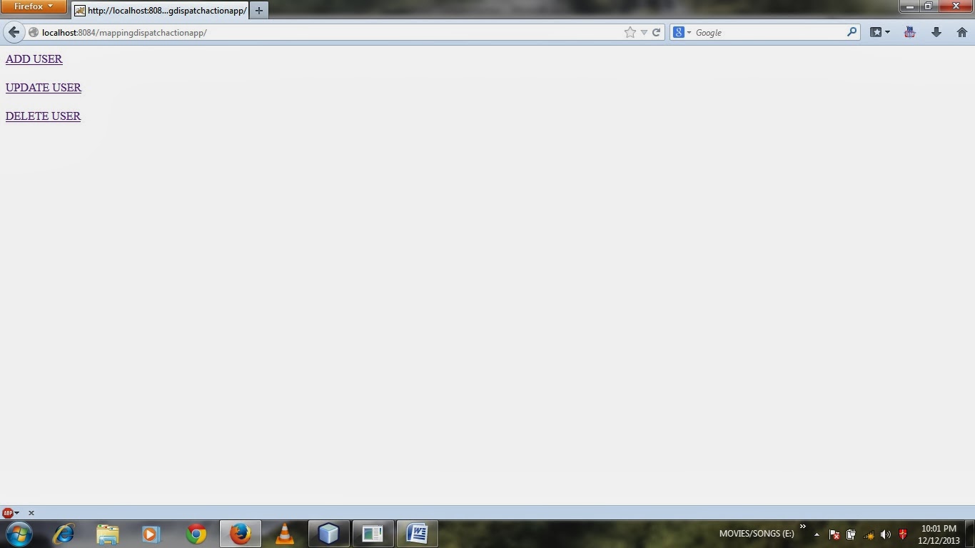 How To use MappingDispatchAction in Struts Java Passion