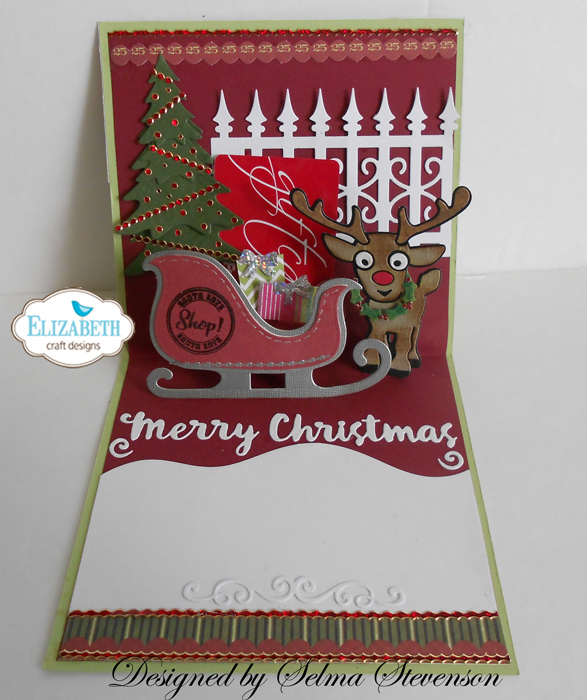 Selma's Stamping Corner and Floral Designs: Gift Card Sleigh Pop Up