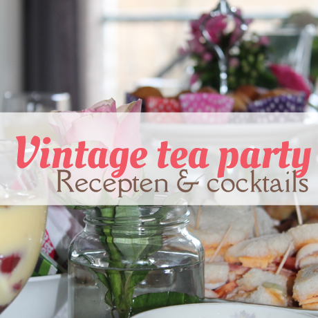 Vintage tea party - recepten en cocktails