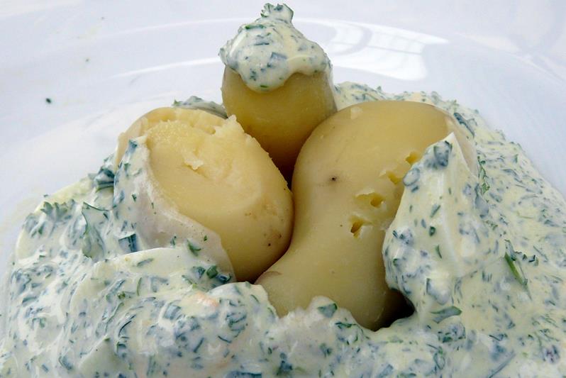 Kulinarische Welten zu Fisch- und Meeresfrucht: &amp;quot;Kasseläner&amp;quot; grüne Sauce