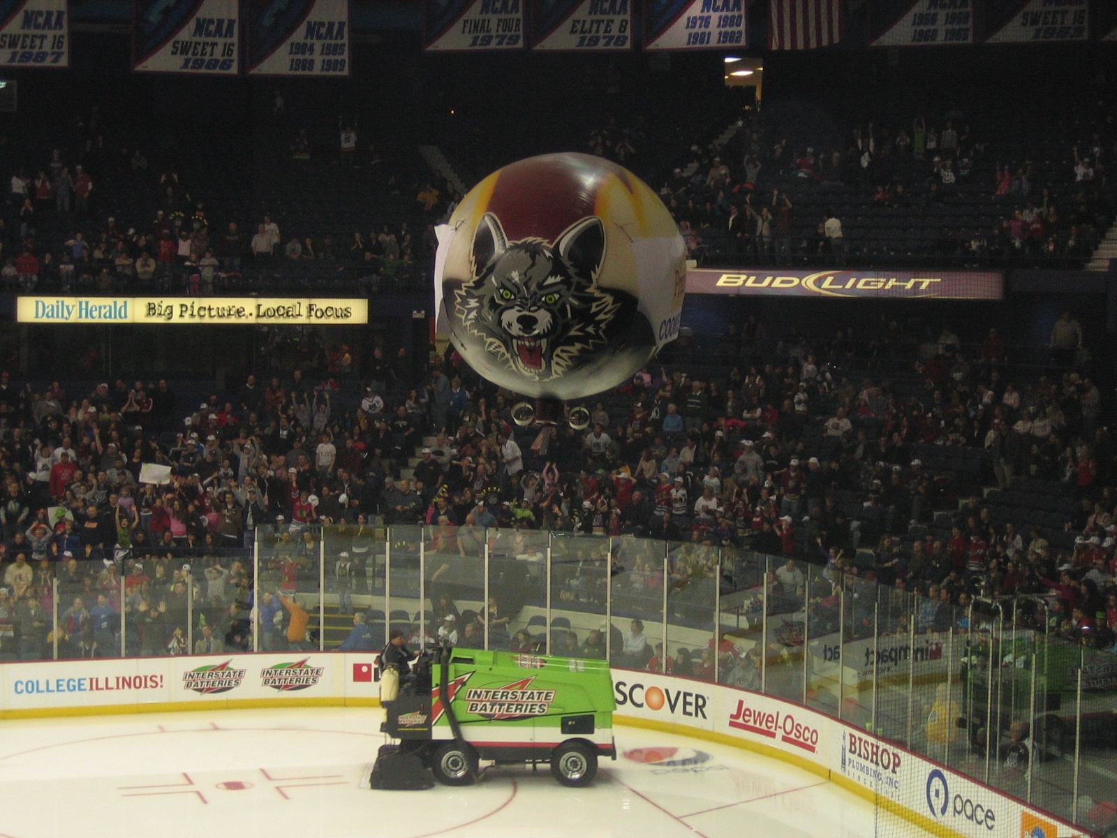 Malic Love Chicago Wolves Game