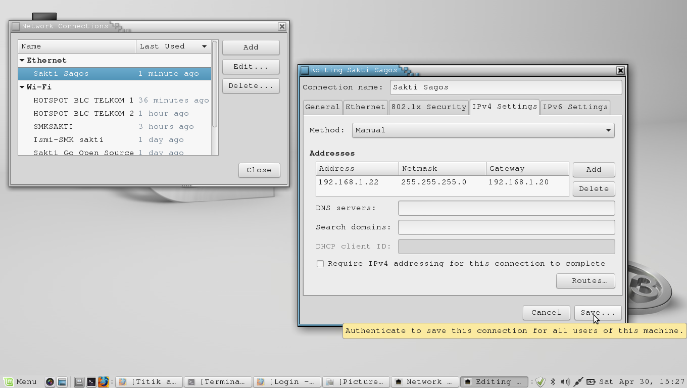 Setting Access Point Sebagai Pemancar Sinyal Wifi Ismiati Marfuatun