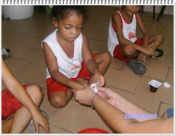 Crianças envolvidas na Atividade sobre Germinação