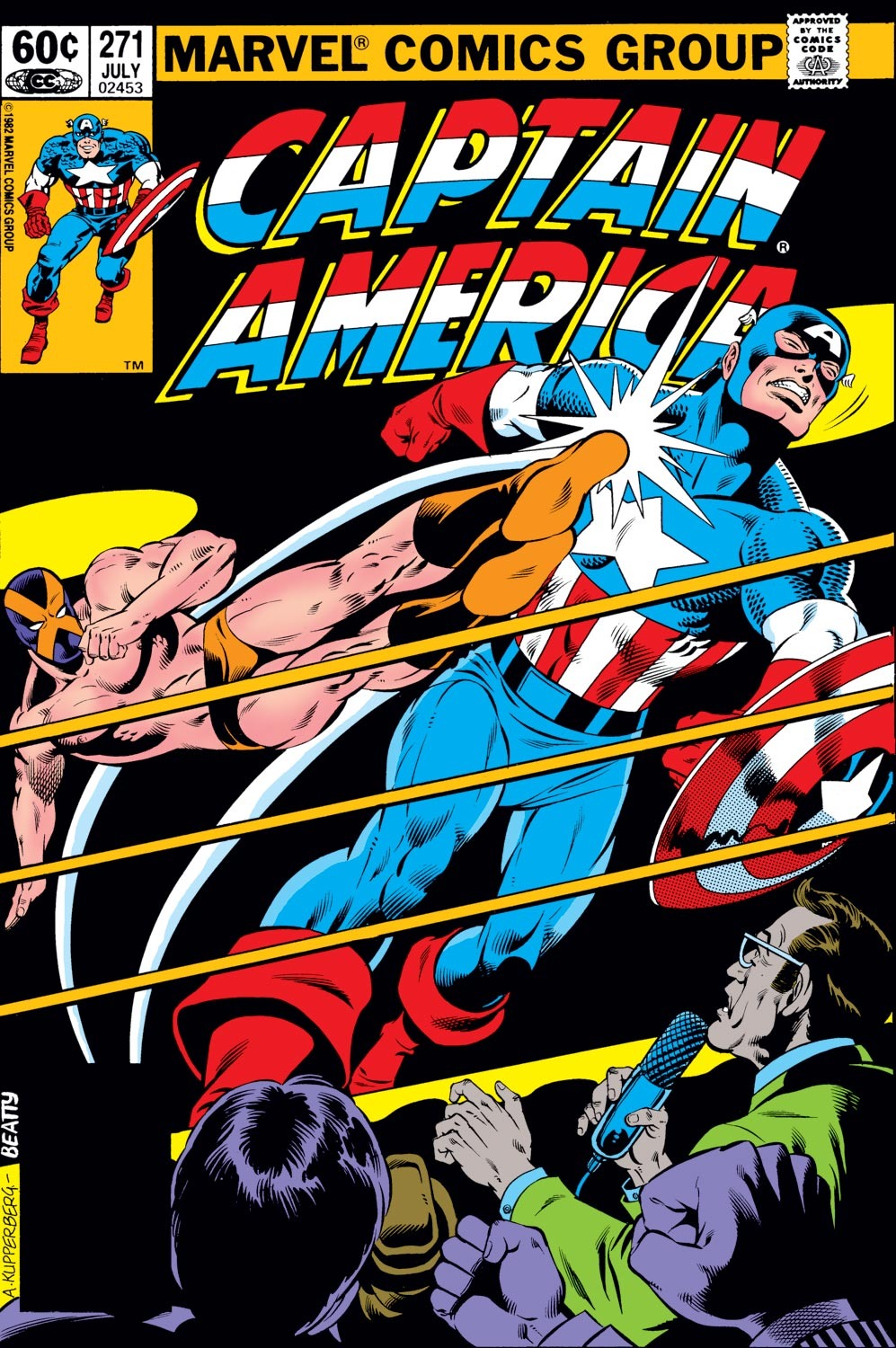 Read online Captain America (1968) comic -  Issue #271 - 1
