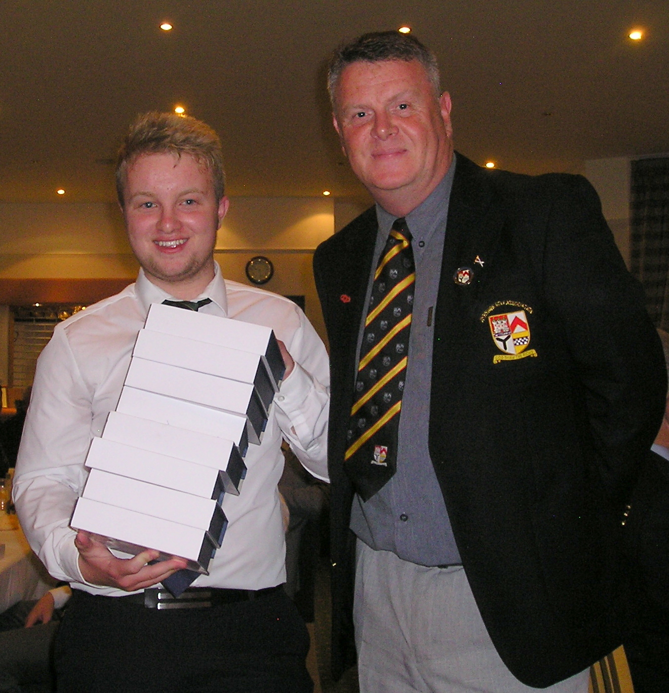 AYRSHIRE GOLF AYRSHIRE JUNIOR GOLF LEAGUE ANNUAL DINNER Junior Golfer Of The year awards go