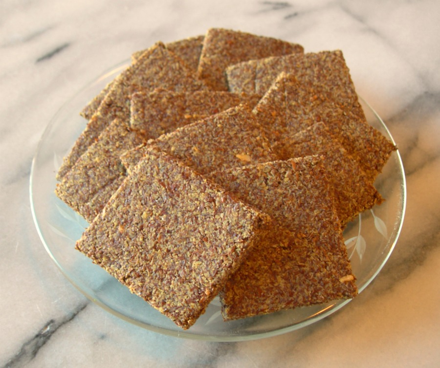 Rara Bakes A Recipe Blog Simple Flaxseed Crackers