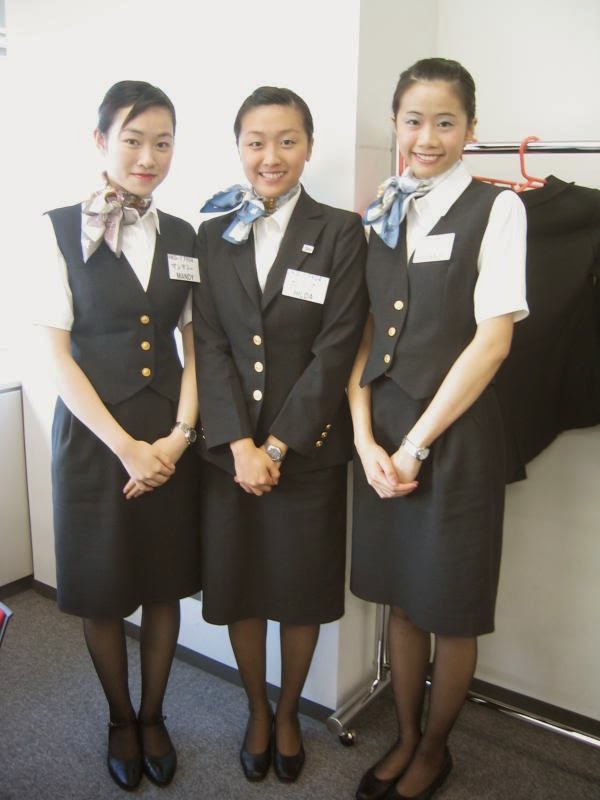 Sexy Japanese Stewardess