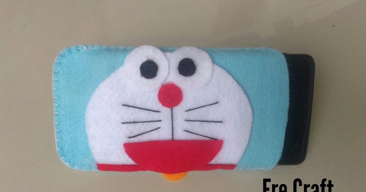 Cara Membuat Kerajinan Kain Flanel Tempat Hp Kreatifitas