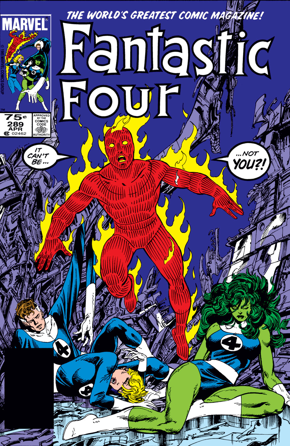 Read online Fantastic Four (1961) comic -  Issue #289 - 1