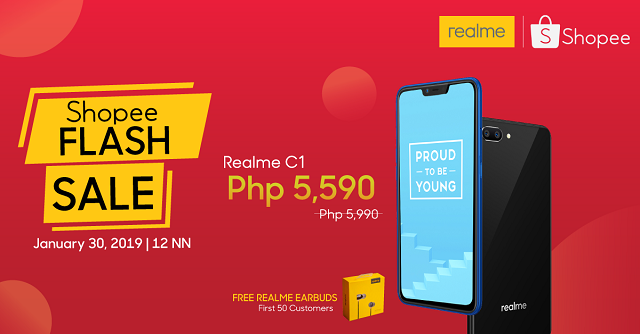 Realme C1 Shopee Flash Sale