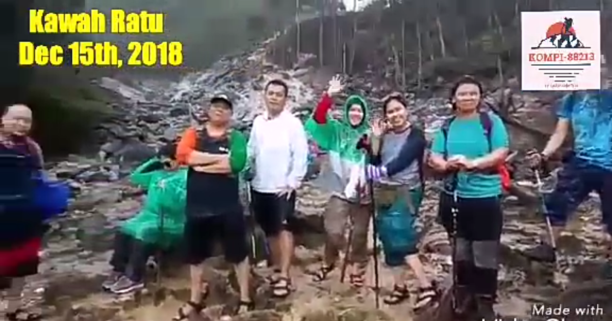 Kawah Ratu Trekking Di Musim Hujan
