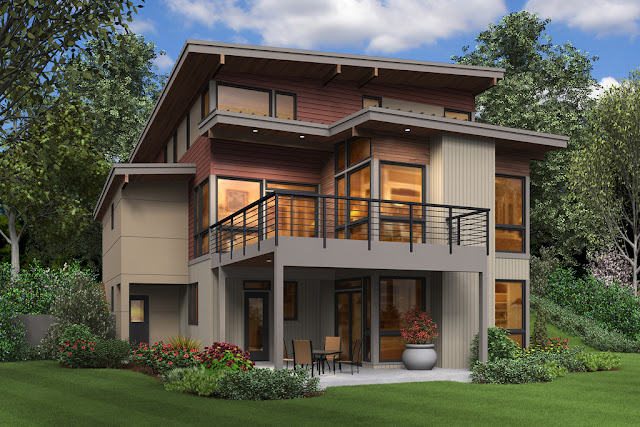 Rumah Modern Ramah Lingkungan Dua Lantai Rumah Modern Ramah Lingkungan Dua Lantai