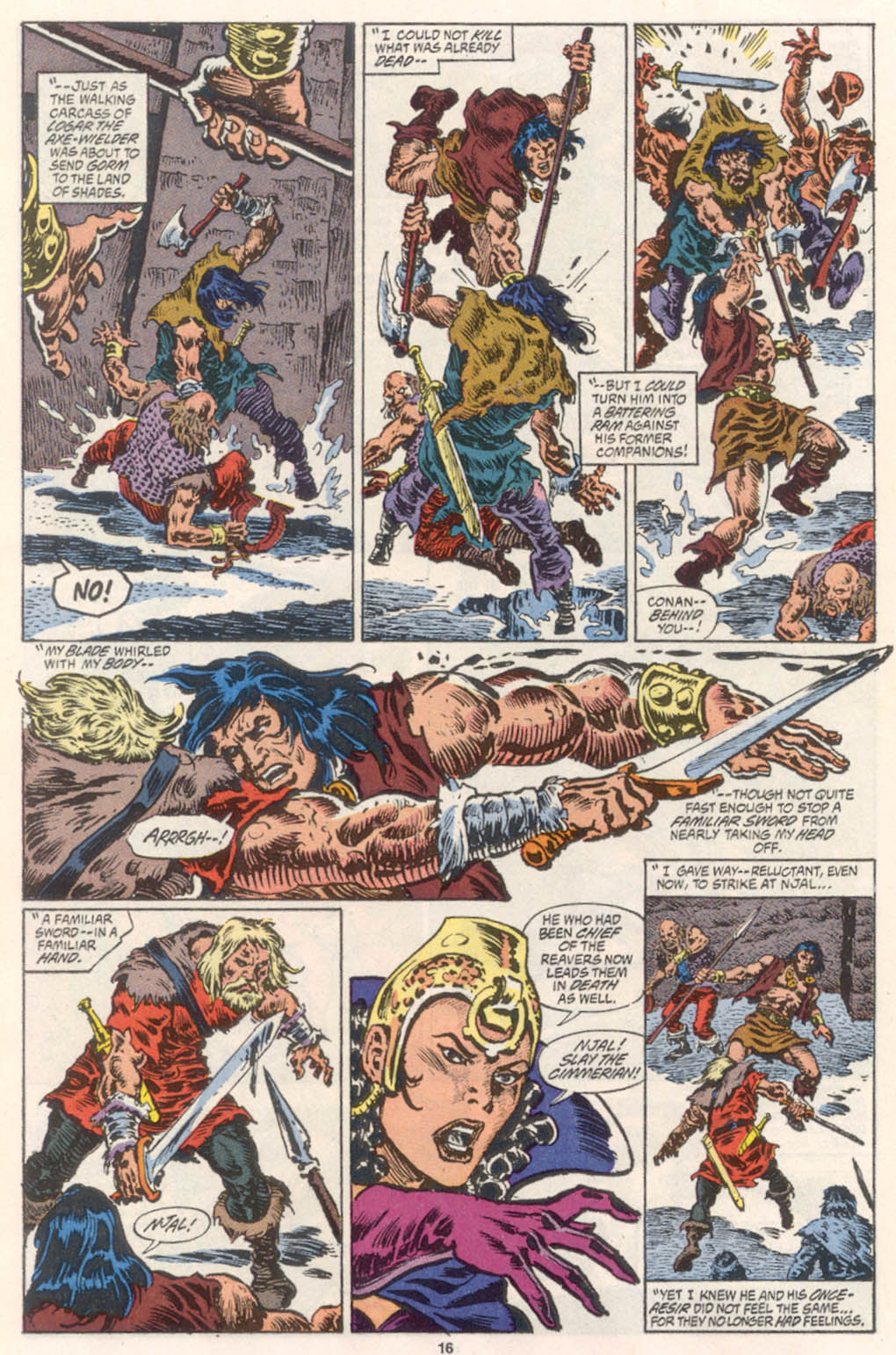 Read online Conan the Barbarian (1970) comic -  Issue #254 - 13