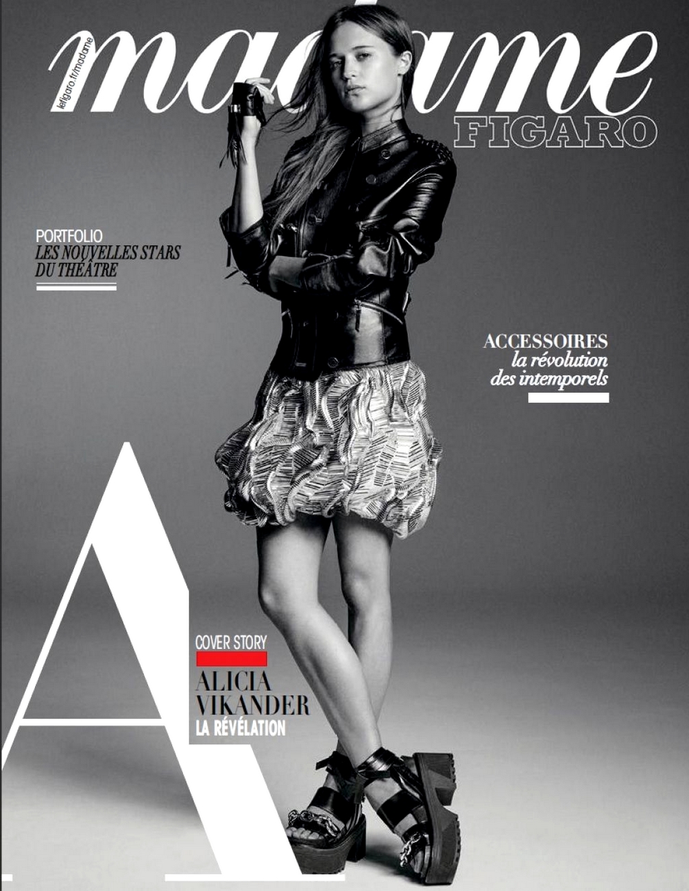 Beauty Mags: Alicia Vikander | Madame Figaro France February 2016