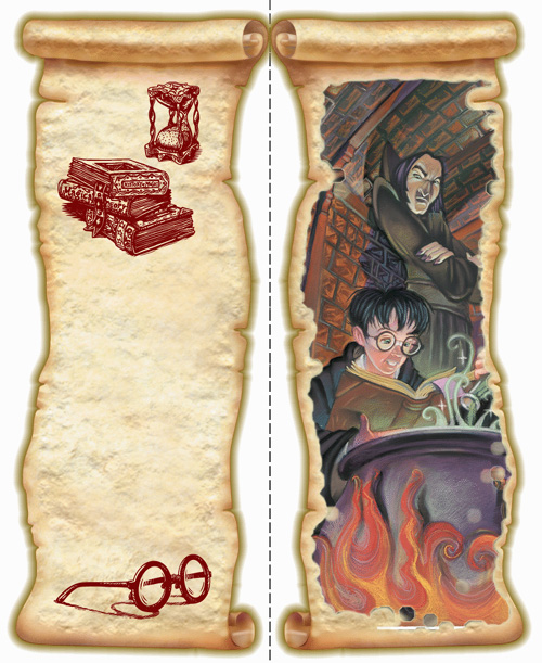 My Owl Barn Free Harry Potter and Hedwig the Owl Bookmarks