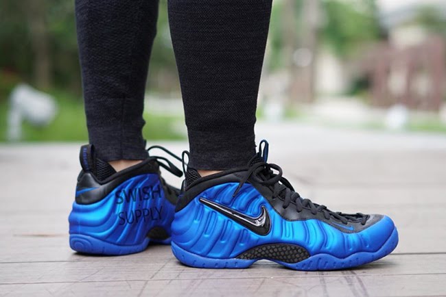 nike foamposite cobalt blue