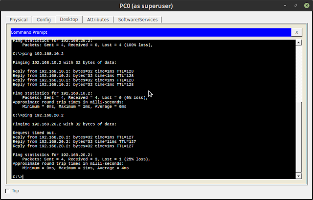 Menghubungkan Beda Vlan dengan Router On The Stick di