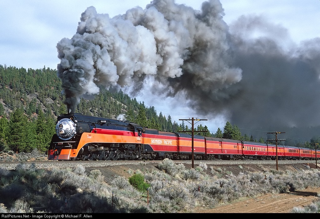 Steam Locomotives Southern Pacific 4449 steam-locomotives-southern-pacific-4449