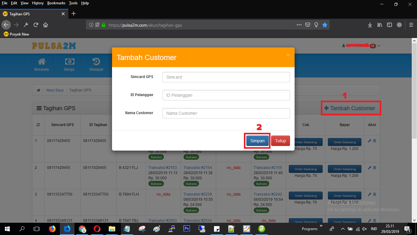 Cara Bayar Sendiri Tagihan Pulsa GPS Tracker BLOG PULSA2M