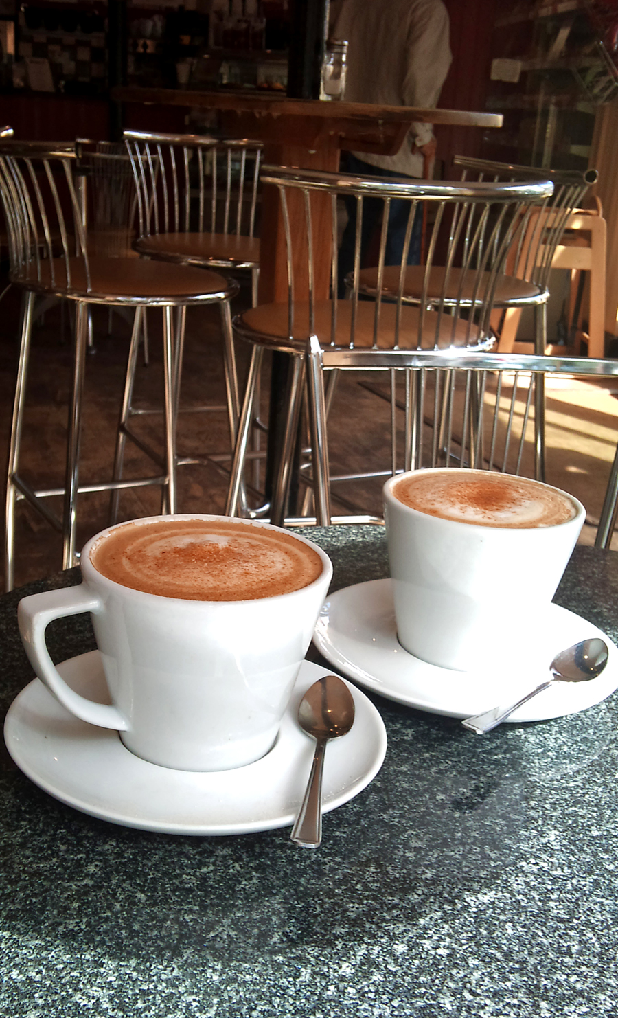 Howards Cappuccino Blog Beans coffee shop in Oundle, Northamptonshire