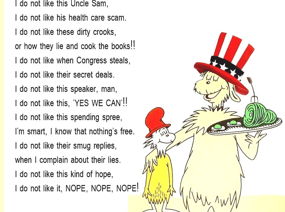 Green Eggs And Ham Story Printable