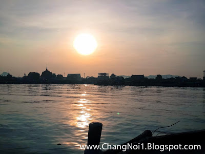 Sunset over Bang Saray, Thailand Sunset over Bang Saray, Thailand