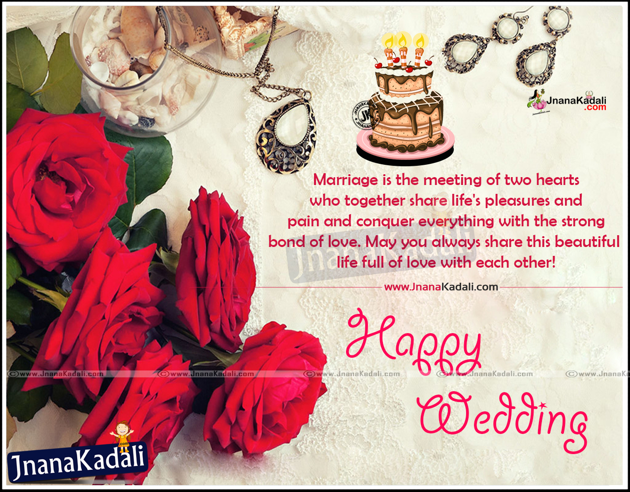 Wedding Day / Marriages Day Wishes in English | JNANA KADALI.COM ...