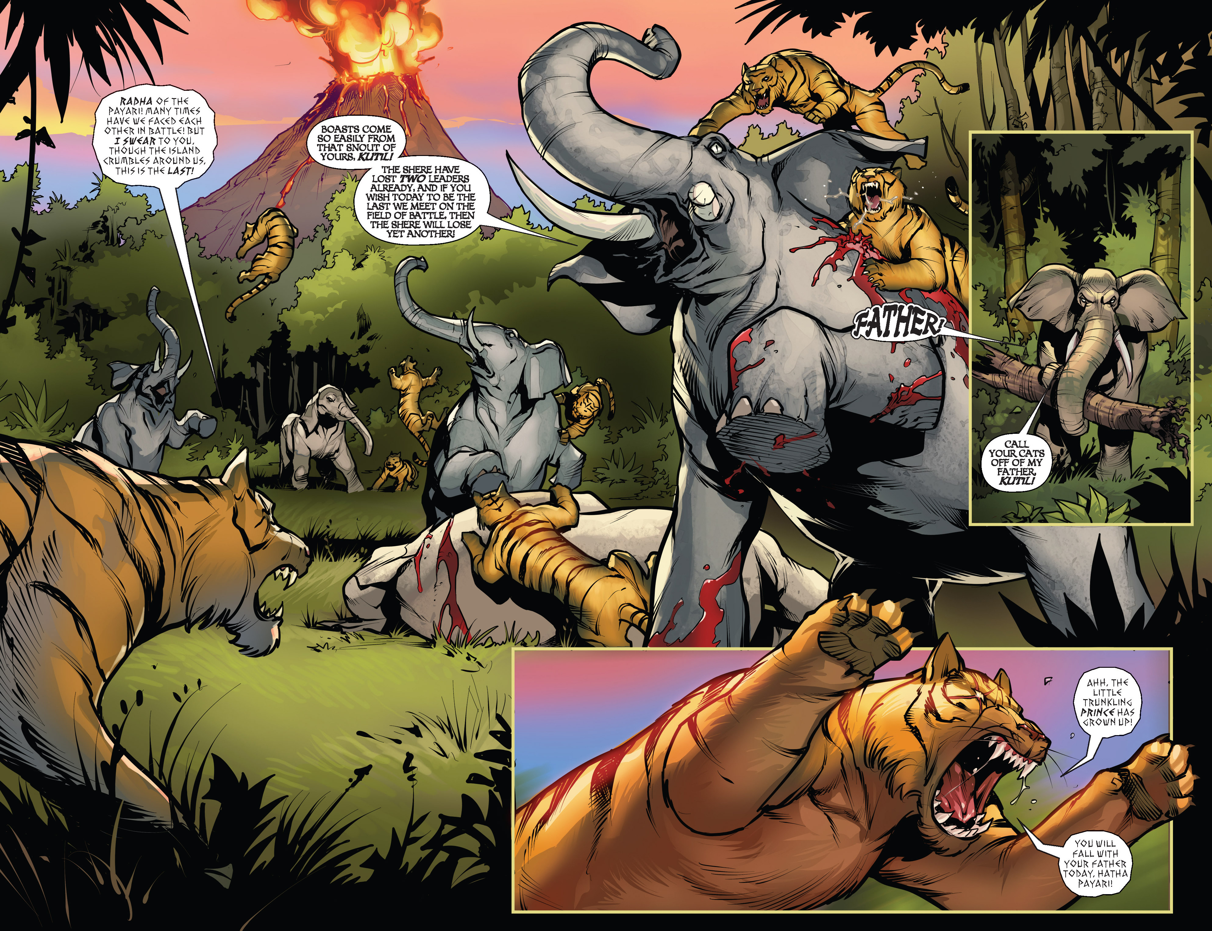 Read online Grimm Fairy Tales presents The Jungle Book: Fall of the Wild comic -  Issue #2 - 10