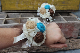 rustic corsages