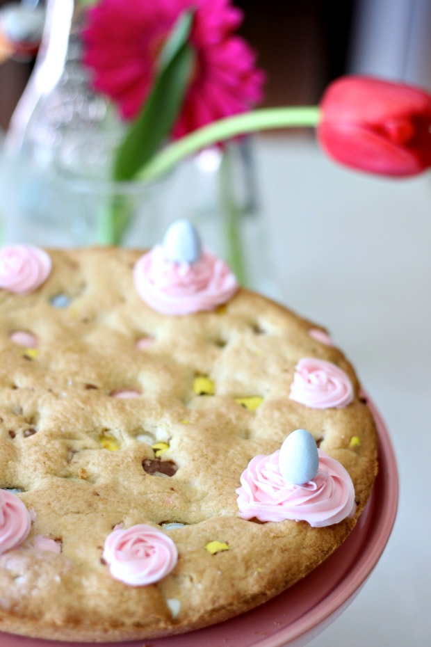 Easter baking with mini eggs