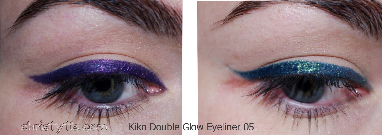 Christytb: Карандаши для глаз KIKO Double Glam Eyeliner, оттенки 03 и 05
