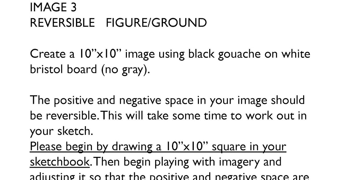 Introduction to Visual Design reversible figure/ground