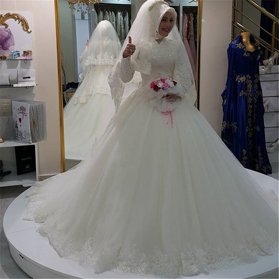Model Gaun Pengantin Muslimah Terbaru 2019