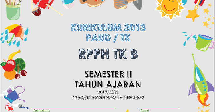Rppm Tk B Semester 1 Prota Prosem Rppm Rpph Tk Kelompok
