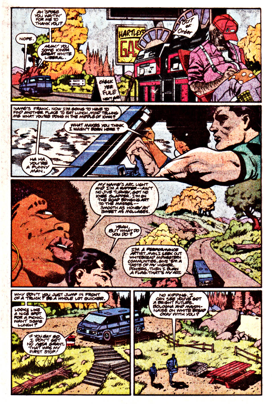 Read online The Punisher (1987) comic -  Issue #44 - Flag Burner - 5