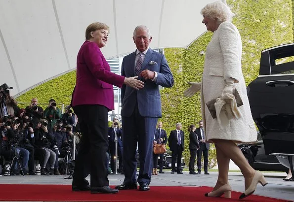 The Prince of Wales and The Duchess of Cornwall in Berlin. Chancellor Angela Merkel. The Queen’s Birthday Party