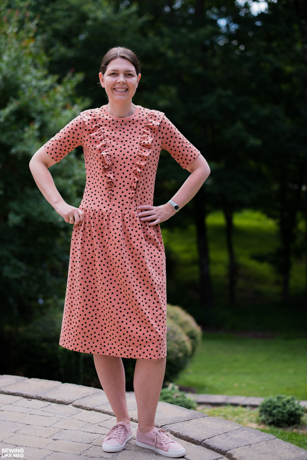 Sewing Like Mad: Keely Knit Top Turned Dress.