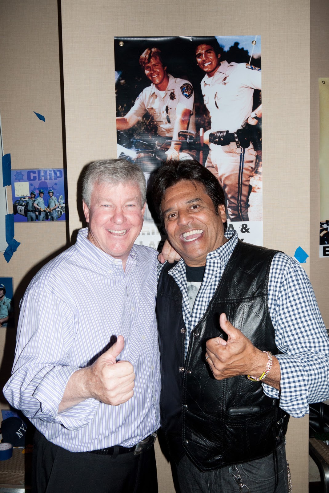in the (212) Fun Couples Larry Wilcox and Eric Estrada