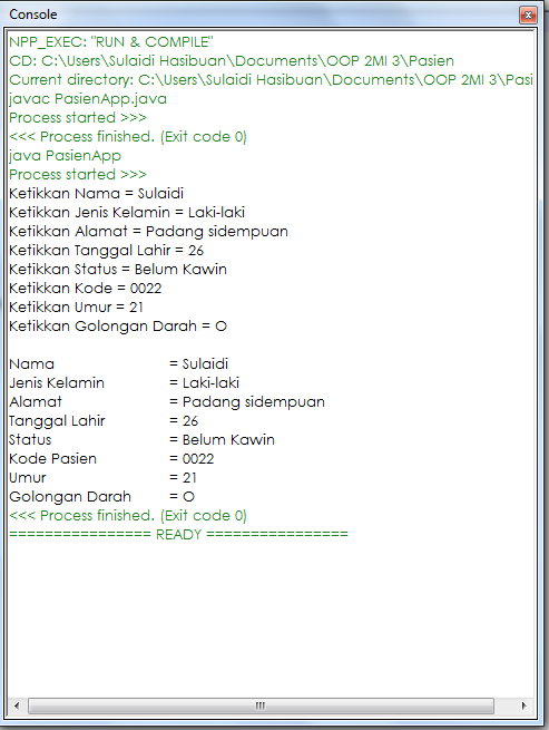 Kumpulan contoh program java Inheritance dan exception handling Kumpulan contoh program java Inheritance dan exception handling