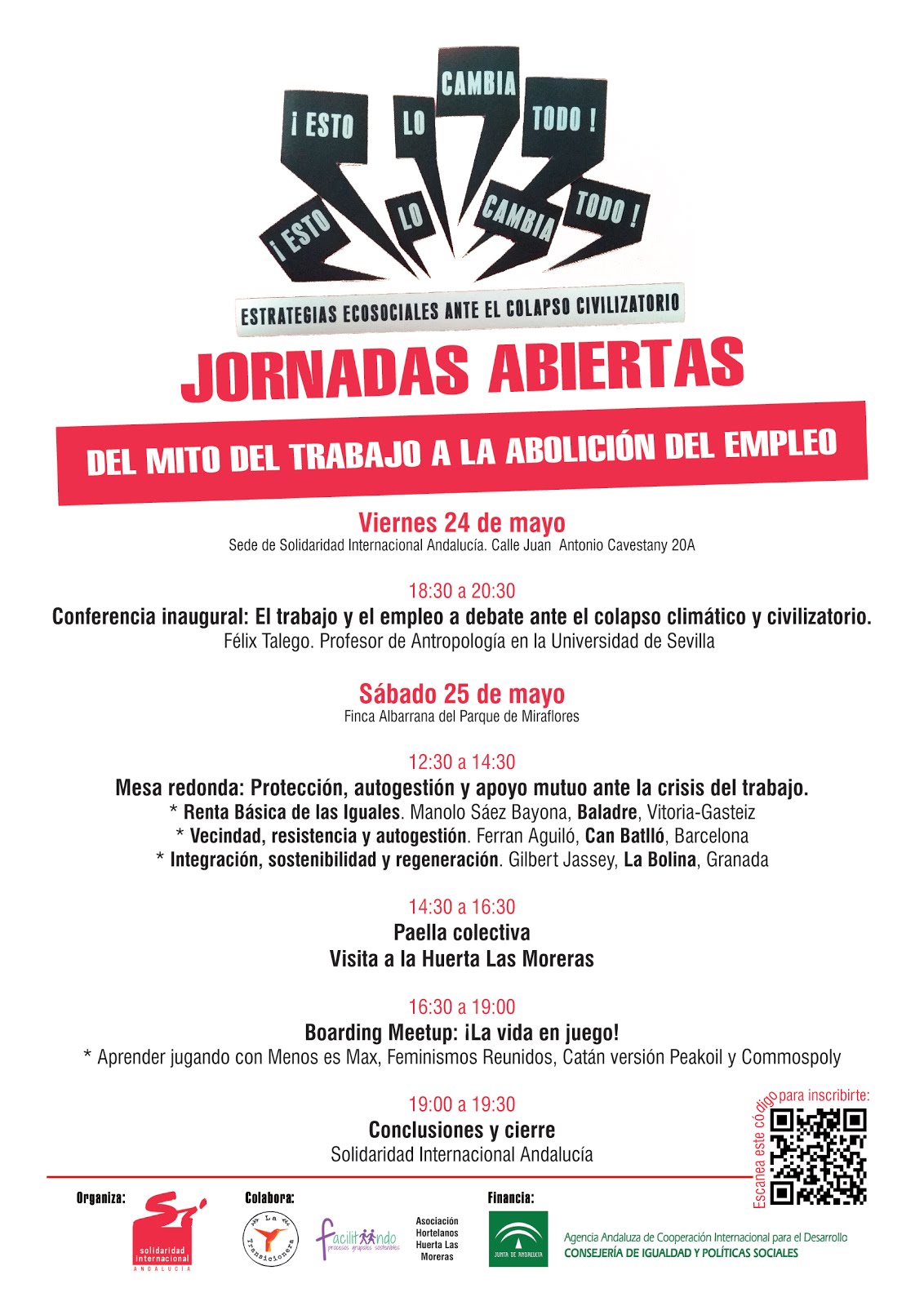 JORNADAS ABIERTAS:DEL MITO DEL TRABAJO A LA ABOLICIÓN DEL EMPLEO.