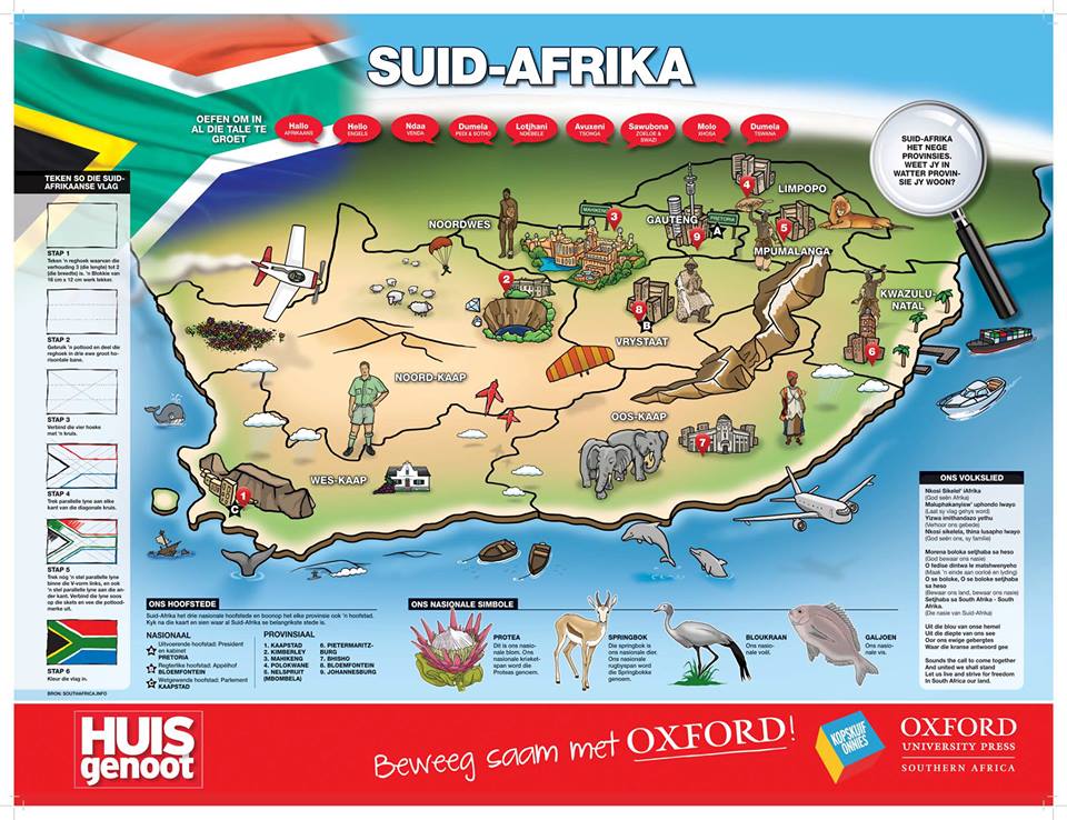 Suid Afrika Kaart Van Droogte