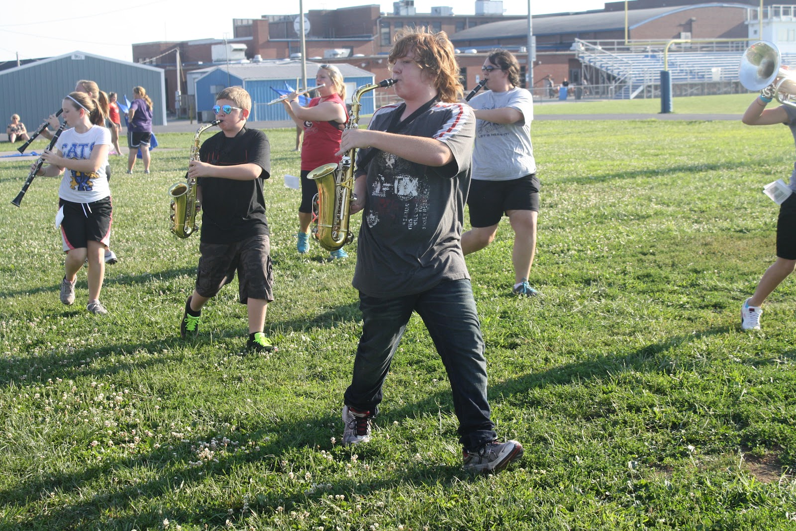 The Bluejacket Buzz Nichols High School Marching Band