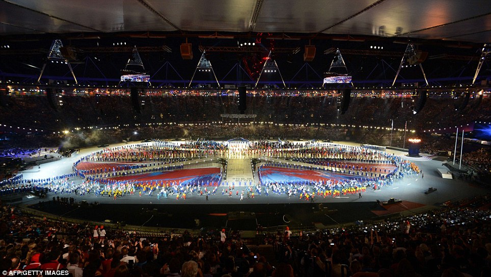 Pictures of London 2012 Olympics closing ceremony